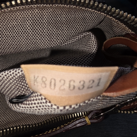 Dooney & Bourke Brown Leather Shoulder Bag - Picture 8 of 11